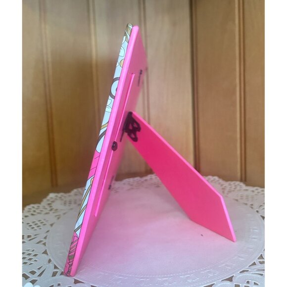 Vera Bradley Pink Floral Photo Tabletop Frame Tea Garden Retired Pattern - Picture 3 of 5